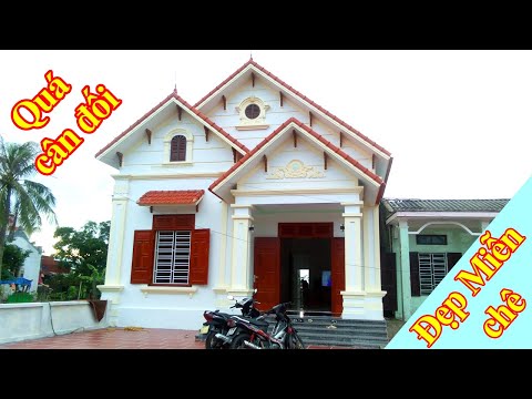 Bạn Đã Bao Giờ Thấy Căn Nhà Cấp 4 Mái Thái Đẹp Và Cân Đối Thế Này Chưa