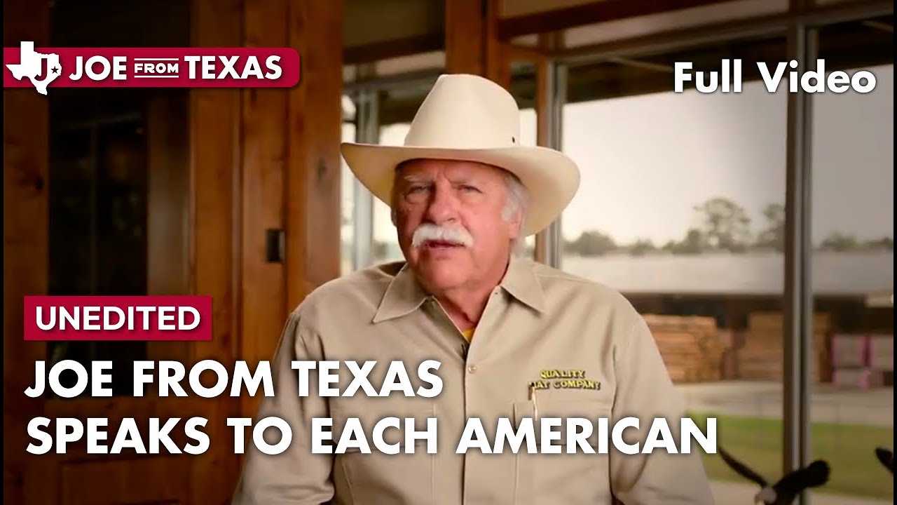 Joe From Texas Speaks to Each American Unedited: FULL VIDEO