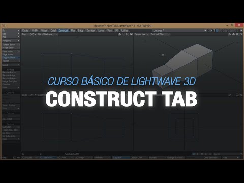 Curso Básico de Lightwave 3D - 16. Construct Tab