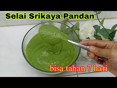 Cara Membuat Selai Srikaya Pandan Yang Enak Banget Super Creamy & Ekonomis