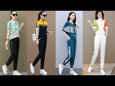 Đồ bộ kiểu mặc nhà dễ thương | Đồ bộ đẹp phối màu cá tính, đồ bộ thun phong cách thể thao năng động