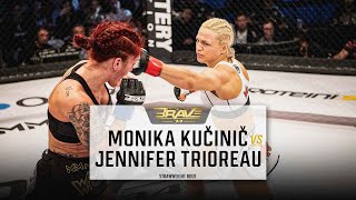 Monika Kučinič VS Jennifer Trioreau |  FREE MMA Fight | BRAVE CF 34