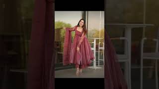 Fandy Silk Fabric Anarkali Suit