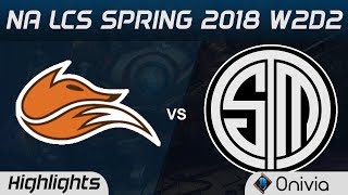 FOX vs TSM Highlights NA LCS Spring 2018 W2D2 Echo Fox vs Team Solo Mid by Onivia