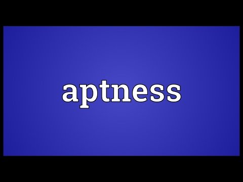 Header of aptness
