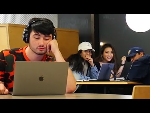 Blasting FUNNY Songs in the Library PRANK