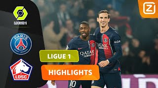 OOK ZONDER MBAPPÉ ZIJN ZE IJZERSTERK🔥| PSG vs Lille | Ligue 1 2023/24 | Samenvat
