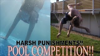 Pool Challenge Vs My Cousin Harsh Punishments