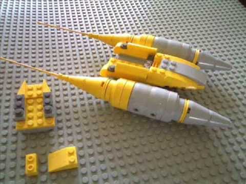 How To Build A Naboo's Mercury Speeder - Custom Lego Star Wars