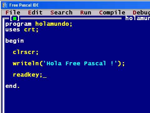 EJEMPLO PASCAL ejemplo pascal: