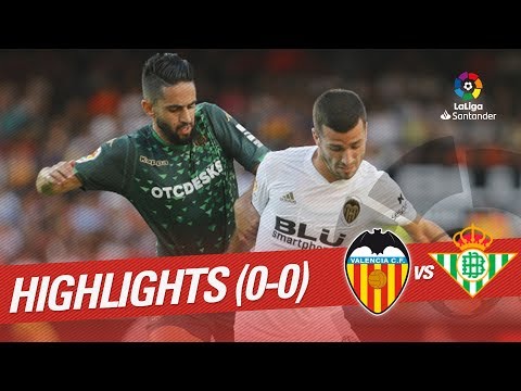 Resumen de Valencia CF vs Real Betis (0-0)
