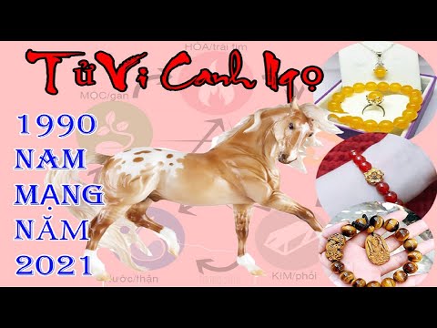 Tử Vi Canh Ngọ 1990 Nam Mạng Năm 2021 - Hợp Màu Gì - Đeo Vòng Phong Thủy Nào
