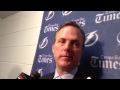 Lightning coach Jon Cooper after the loss to the Caps