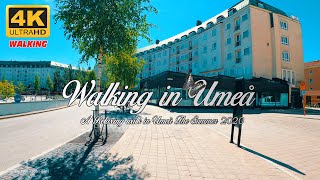 Walking In Umeå 2020 4K, A Relaxing Walk To Umeå In Västerbotten, Sweden 2020 4K