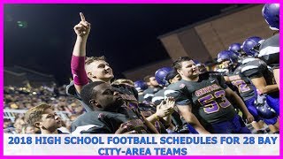 Michgan News | 2018 high school football schedules for 28 Bay City-area teams
