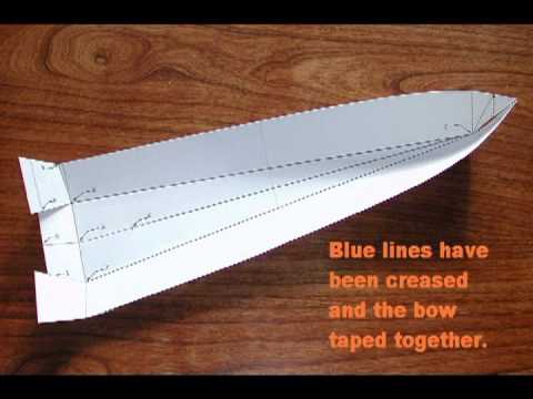 How I build my model boat hulls out of one piece of flat aluminum 