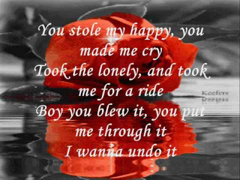 Download Carrie Underwood - Undo It - Lyrics song and music video for free