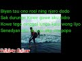 Lali rasane tresno .. Lirik. Cv NDX A.K.A