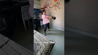Kettlebell Swings Strength Training Glutes
