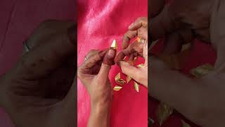 Gota Patti Flower At Home, Goa Patti Ke Phool Kaise Banayi