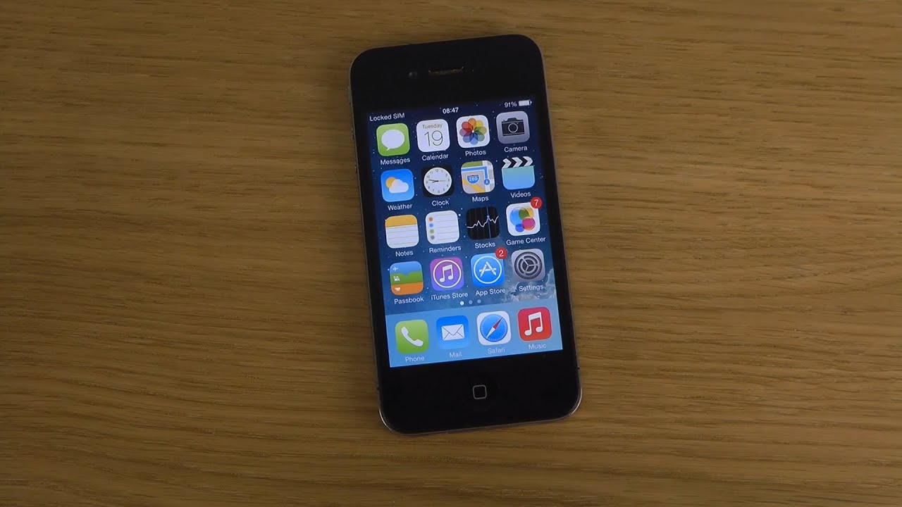 iPhone 4 iOS 7.1 Beta  Review  YouTube