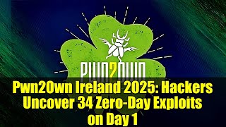 Pwn2Own Ireland 2025 Hackers Uncover 34 Zero-Day Exploits On Day 1