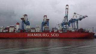 Обзор Морского Контейнерного Порта Бремерхафен / Container Terminal Of  Bremerhaven Port Overview