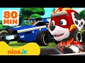 PAW Patrol Coolest Vehicles Rescues & Adventures! 🏎 80 Minute Compilation | Nick Jr.