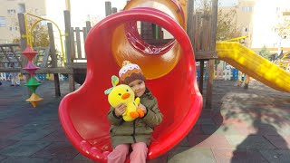 Park Videoları- Aybüke Ile Eğlenceli Park Oyunları - Kaydırak - Salıncak