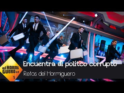 Antonio de la Torre y Bárbara Lennie deben encontrar al político corrupto - El Hormiguero 3.0