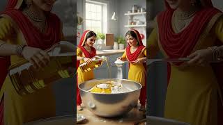 Tiny Girls Make A Giant Baby Shower Cake Miniature Village Cooking Magic