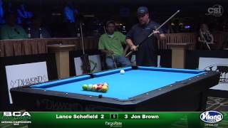 2015 Men's Open Singles: Lance Schofield vs Jon Brown (Final)