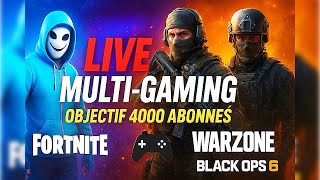 Live Multi Gaming Fortnite, Warzone & Chill Objectif 4K Abonnés