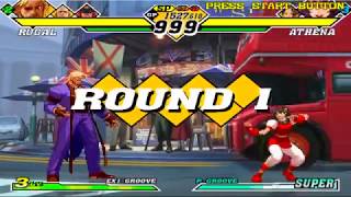 Capcom Vs Snk 2 - Evil Bosses Team Tas Perfect Gameplay