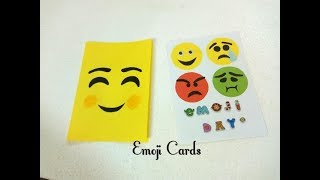 Emoji Day 2 New & Easy Cards 2018 | Two New ideas | Art Craft and Health