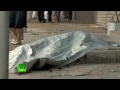GRAPHIC: Fierce shelling leaves Donetsk residential area devastated