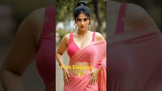Timeless Indian Elegance In Pink Saree
