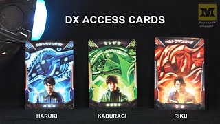 Dx Ultraman Z Riser Access Cards Comparison Haruki, Riku, & Kaburagi