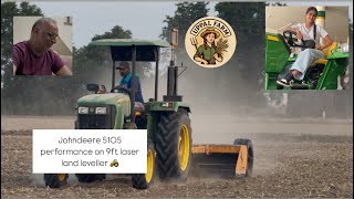 Johndeere 5105 Chlaya 9Ft Laser Leveller Te Performance Review Uppal Farm
