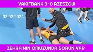 Zehra Güneş'in Omuzunda Sorun Var - Vakıfbank Volleybal