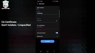 Ghazi University How To Connect Eduroam