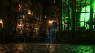 Knockturn Alley Harry Potter Music & Ambience - Chilling Music With Spooky Ambience And Rainstorms
