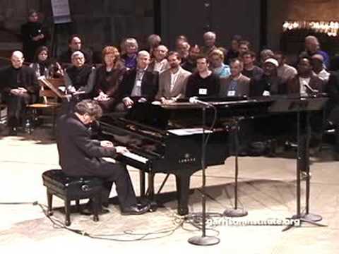 Philip Glass performs