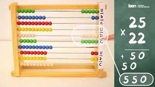 Suma, Resta, Multiplicación Y División Con El Ábaco.