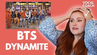Bts I Dynamite I Npr Tiny Desk I Vocal Coach Reacts