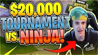 $20,000 Game VS. NINJA & King Richard (Fortnite Battle Royale)
