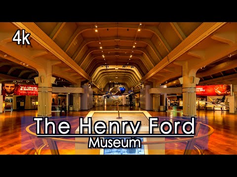 【4k】The Henry Ford Museum Virtual Tour Detroit, MI USA, (1 Hour) | 4k 60 UHD