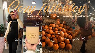 A Cozy Fall Vlog Fall Hygiene Shopping Pumpkin Patch Date Fall Decor Shopping & More