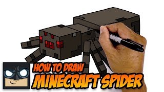 How To Draw A Minecraft Spider