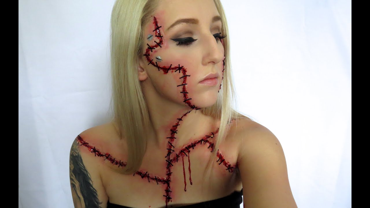 braut make up selber machen youtube bride of frankenstein halloween tutorial quot autopsy makeup braut make up selber machen youtube bride of frankenstein halloween tutorial quot autopsy makeup